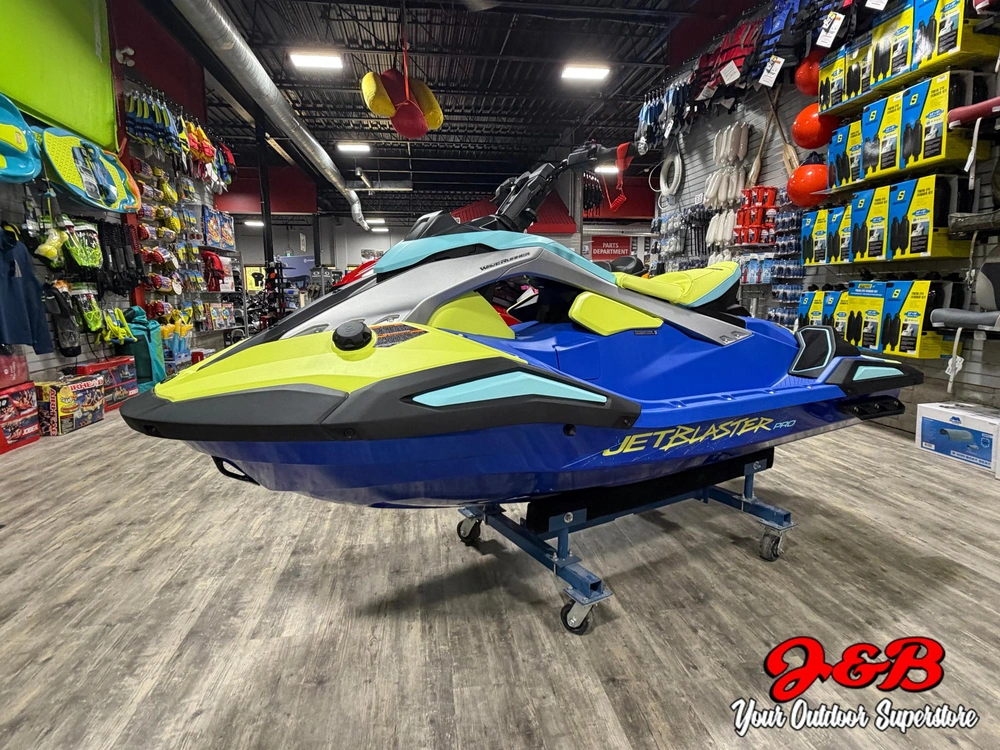 2026 Yamaha Jetblaster Pro 2up Azure Blue/lunar Yellow - alt