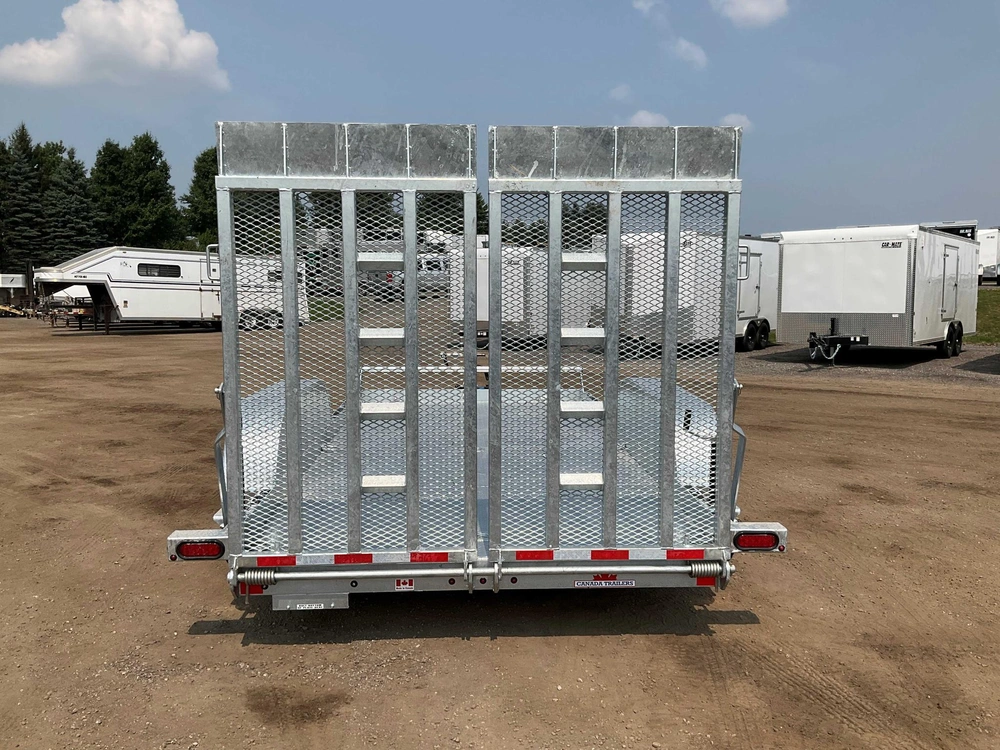 2027 Canada Trailers 80x14 7 Ton Galvanized Scissor Lift Trailer alt
