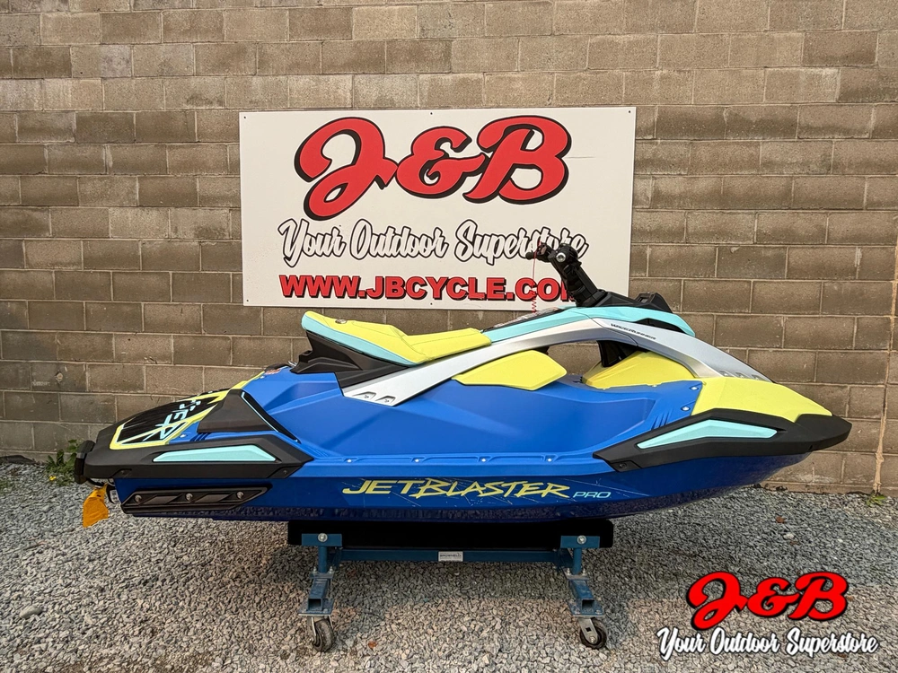 2026 Yamaha Jetblaster Pro 2up Azure Blue/lunar Yellow - alt