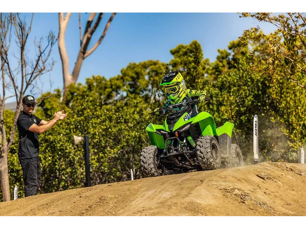 2026 Kawasaki Kfx50 Bright White alt