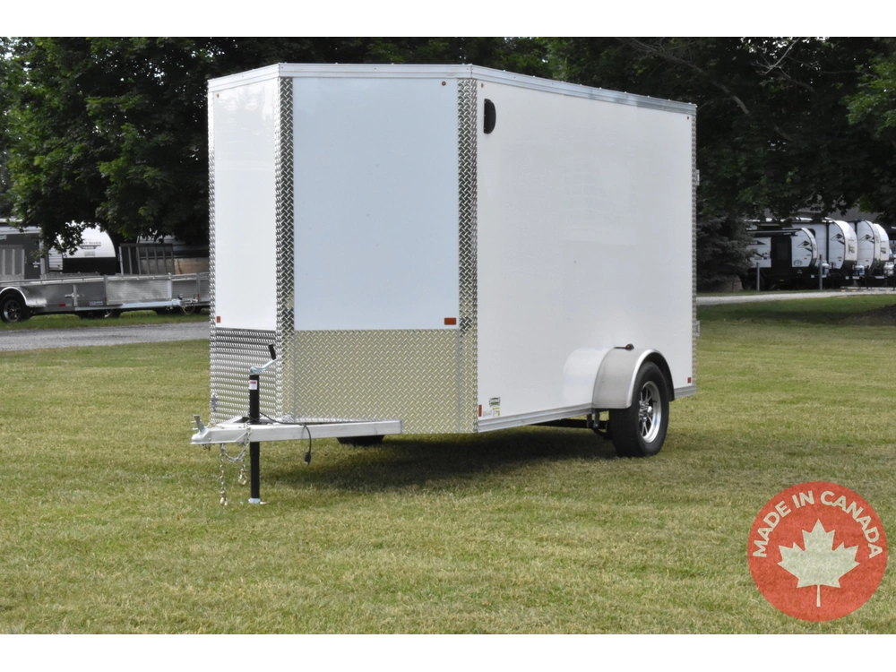 2026 Enbeck Aluminum Enclosed 6' X 12' Single Axle W/ Ramp alt
