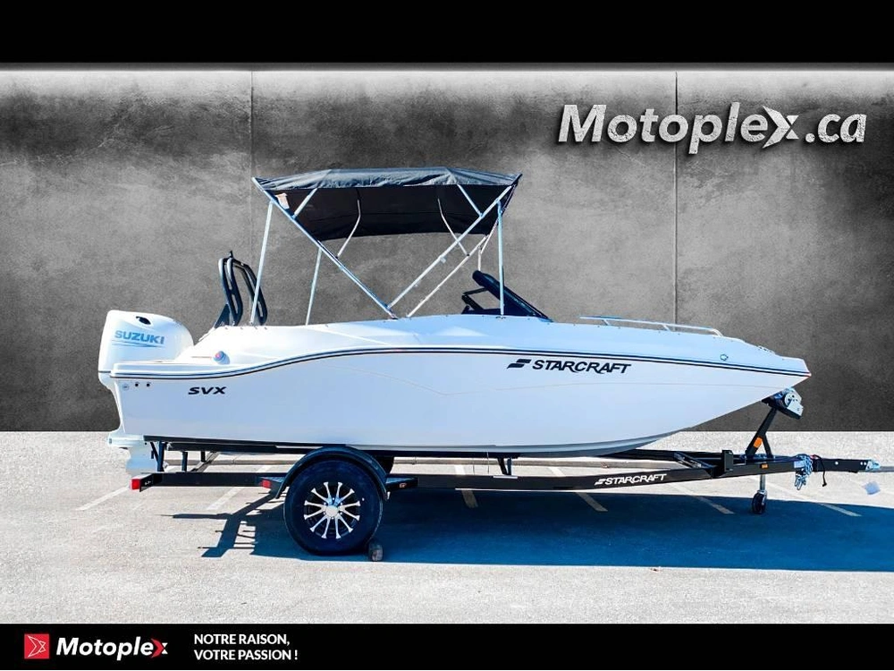 Starcraft Svx 190 Ob 140hp Deck Boat Bateau Ponté 2026 alt