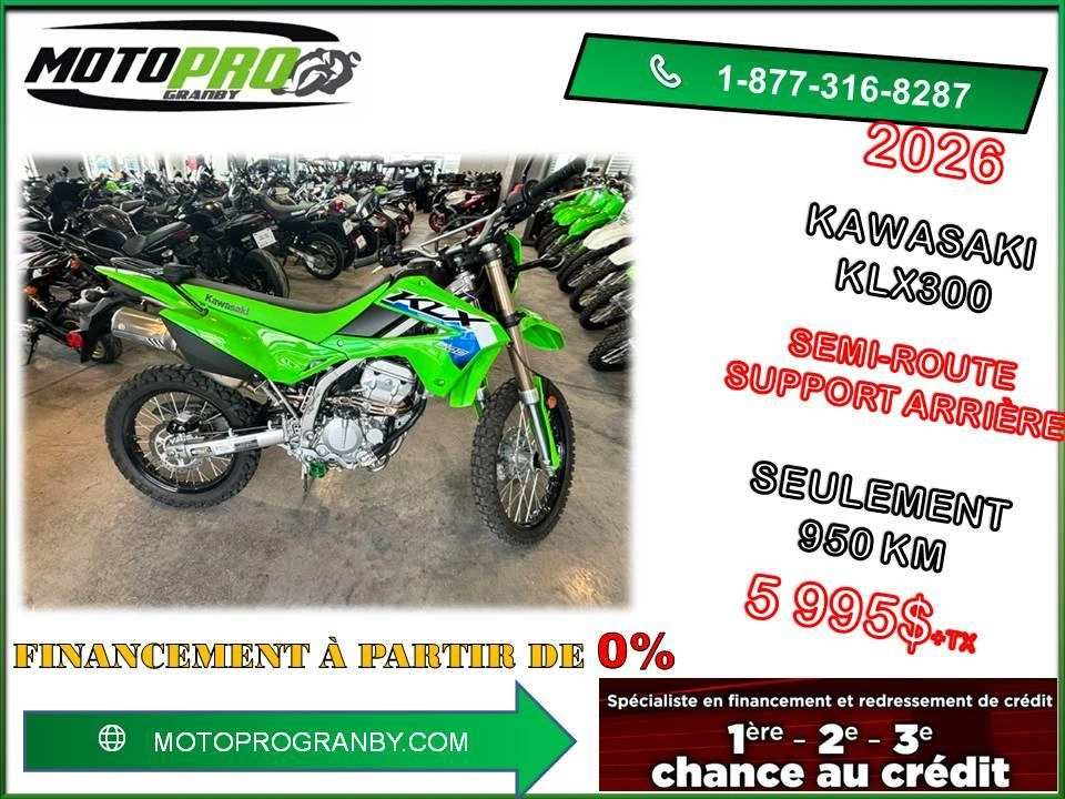 2026 Kawasaki Klx300 Klx300 Klx 300 Semi-route Semi-trail alt