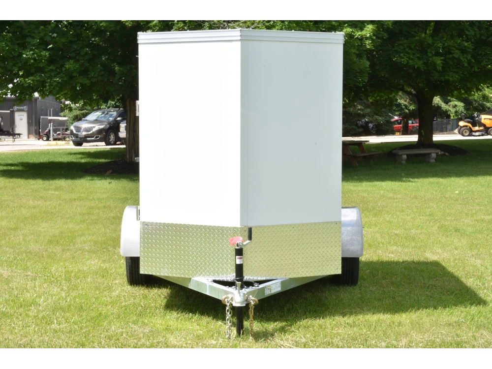 2026 Rhino Galvanized Enclosed 5' X 8' Sa Dd Side-door alt