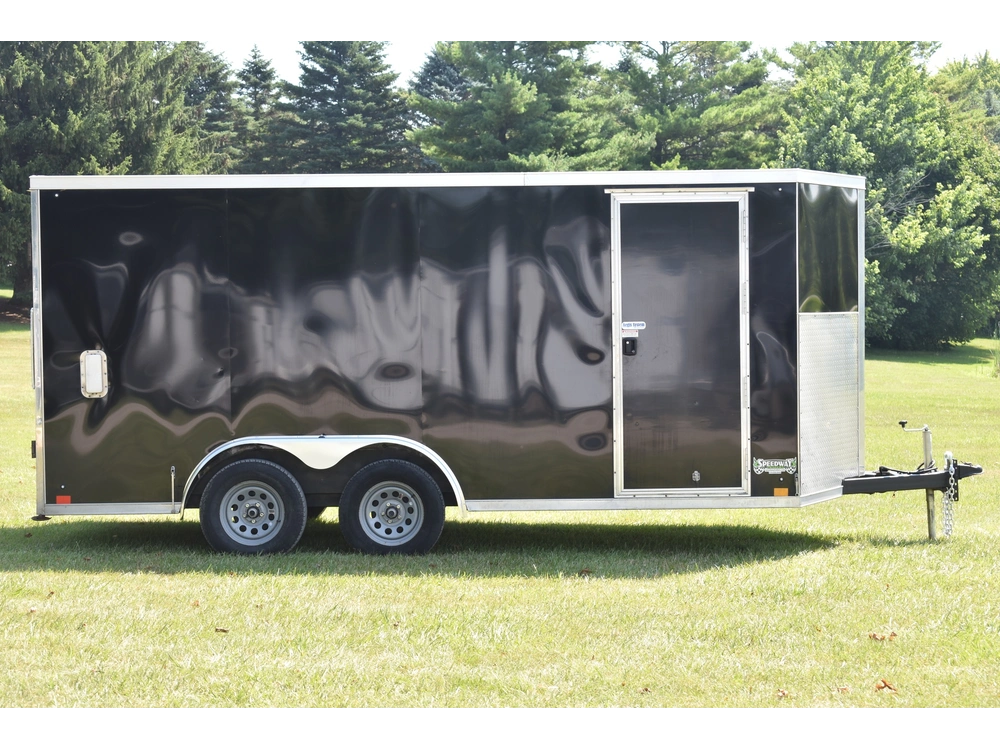 2023 Cross Painted Steel Enclosed (alpha) 7.5' X 16' Ta alt