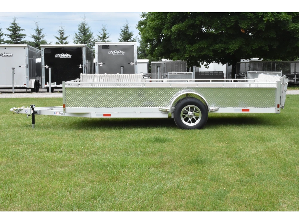 2026 Enbeck Side Loader Aluminum Utility 7' X 14' Sa alt