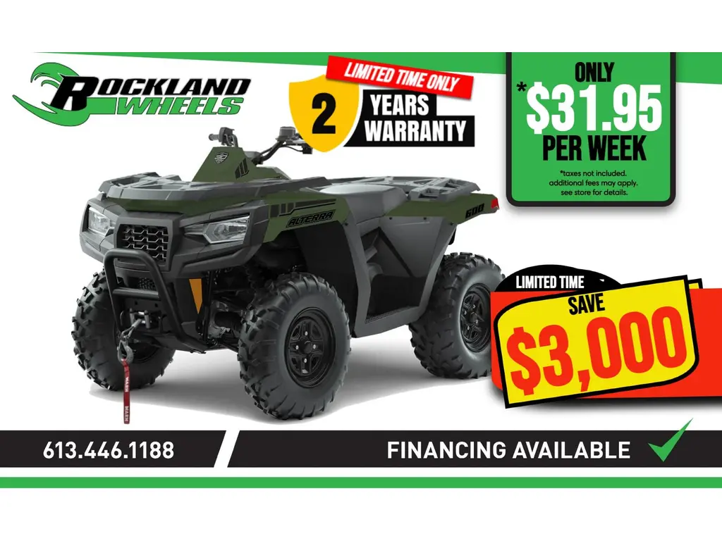 2026 Arctic Cat ALTERRA 600 EPS 