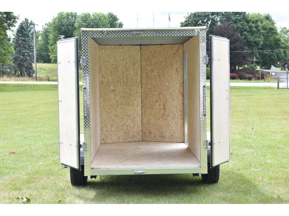 2026 Rhino Galvanized Enclosed 5' X 10' Sa Dd alt