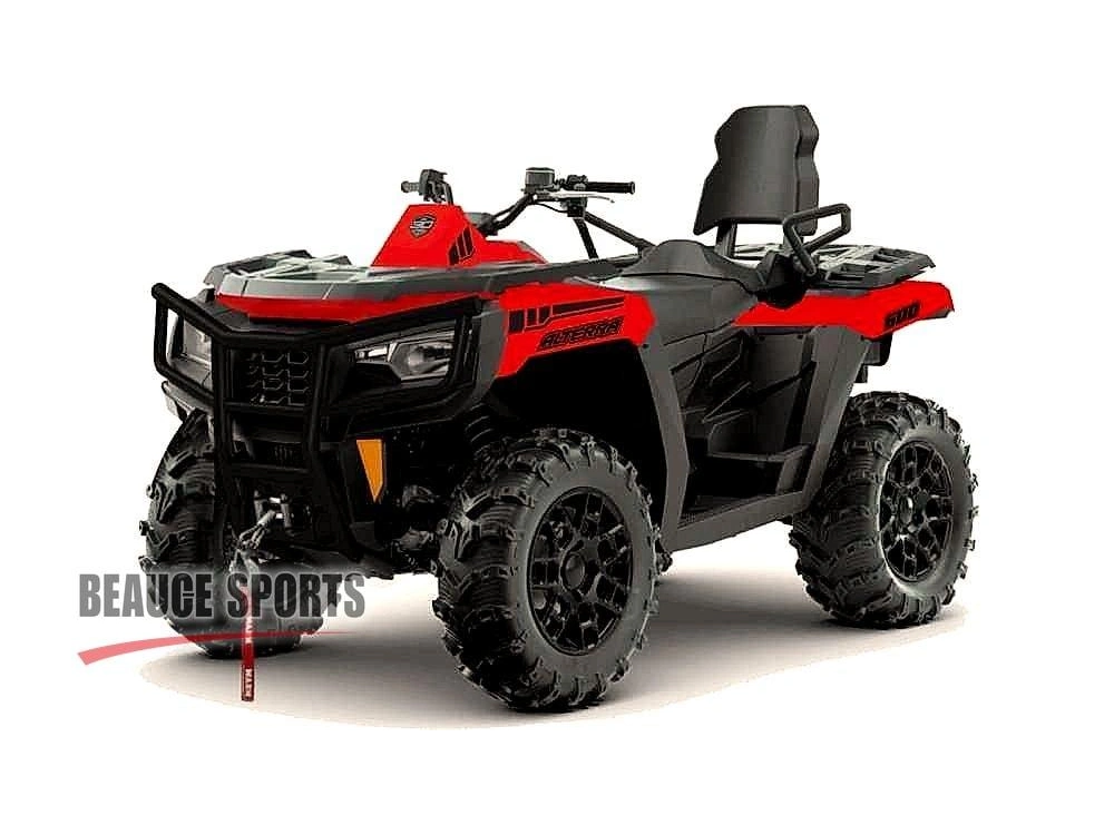 Arctic Cat Alterra 600 Trv Rouge Touring 🎯 Vtt 2 Places Travail Confort Chasse Forêt Outlander Max Kodiak 700 Remorquage 🟢 2026 alt