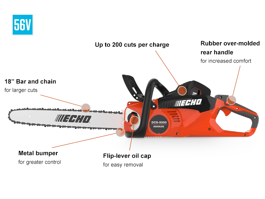 Echo Dcs 5000 C1 18" Scie À Chaine / Batterie None alt