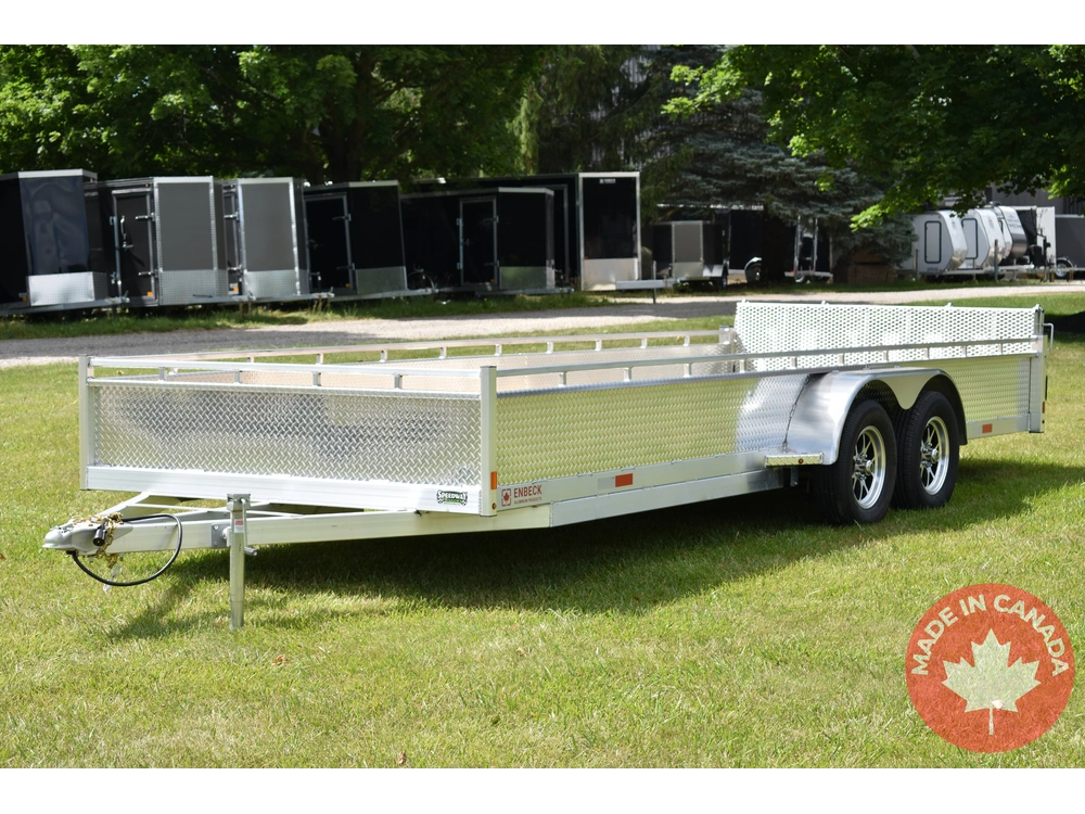 2026 Enbeck Aluminum Utility 7' X 20' Ta alt