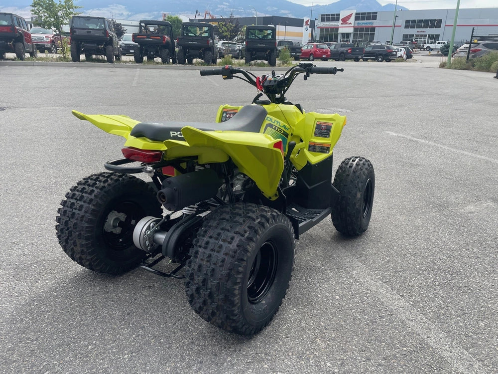 2026 Polaris Outlaw 110 - Lime Squeeze alt