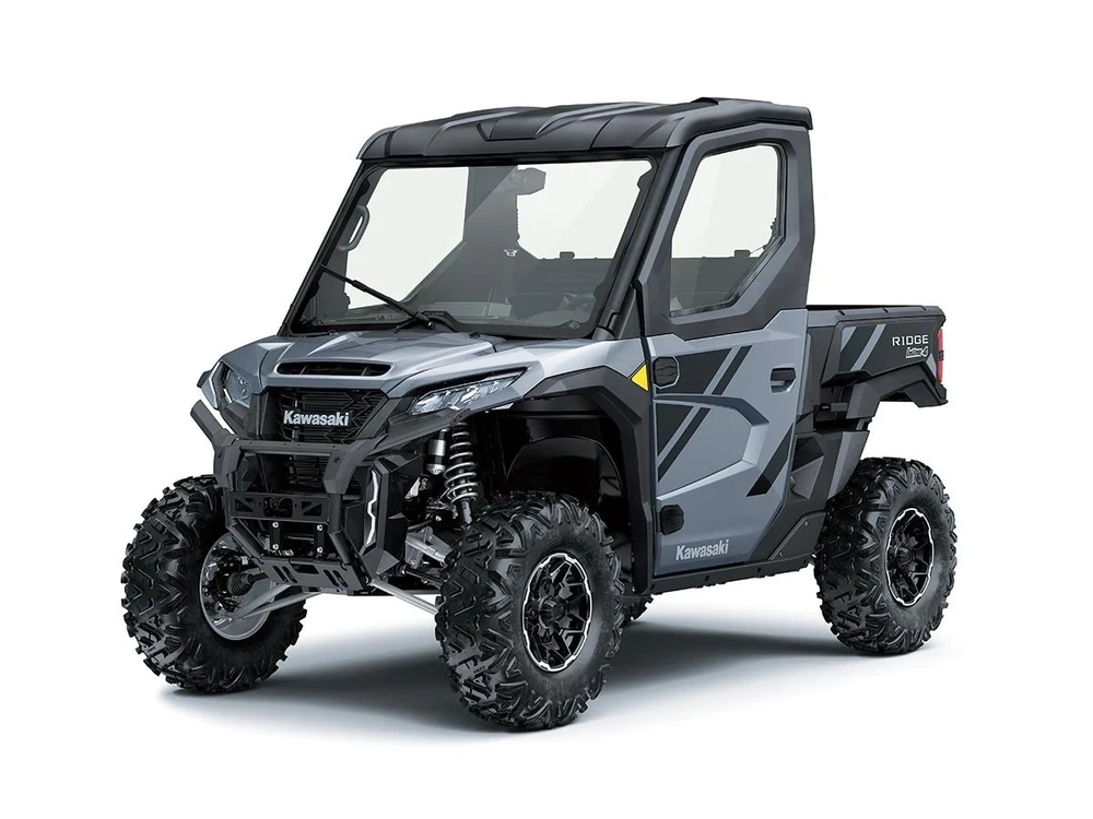 2026 Kawasaki Ridge Hvac Metallic Bluish Gray alt