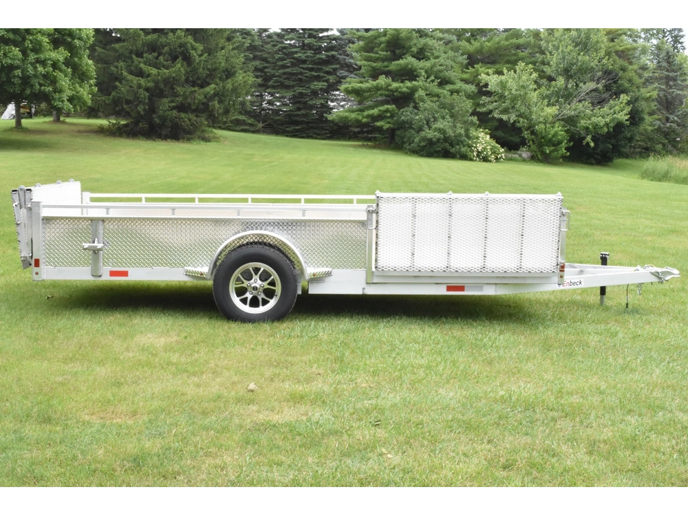 2026 Enbeck Side Loader Aluminum Utility 7' X 14' Sa alt