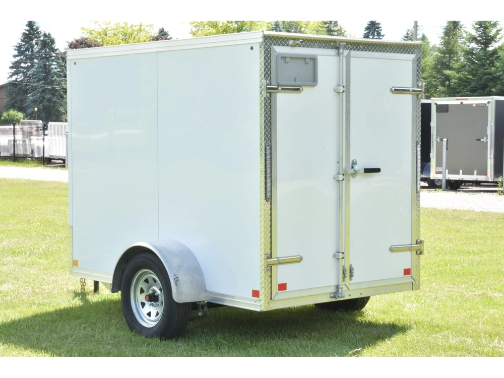 2026 Rhino Galvanized Enclosed 5' X 8' Sa Dd Side-door alt