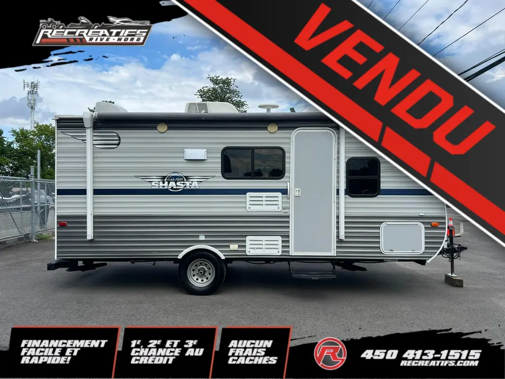 2019 Forest River OASIS SHASTA 18BH **ROULOTTE FAMILLIALE !!**