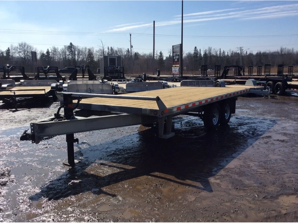 2027 Canada Trailers 8.5x18 5 Ton Galvanized Deckover Equipment alt