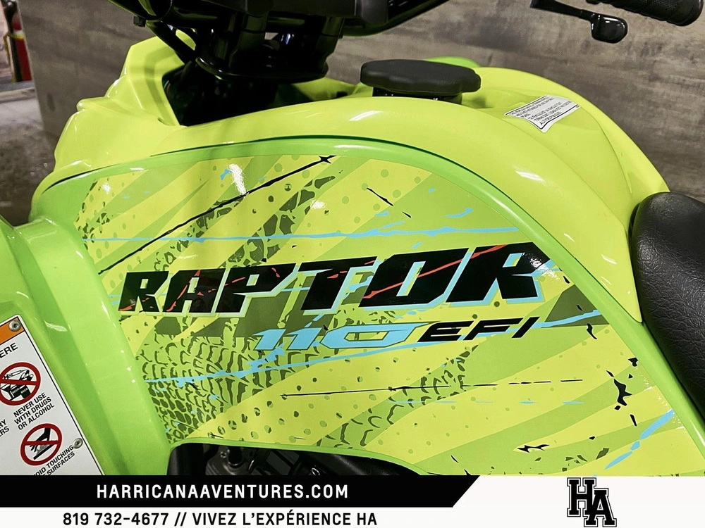 Yamaha Raptor 110 Vert 2026 alt