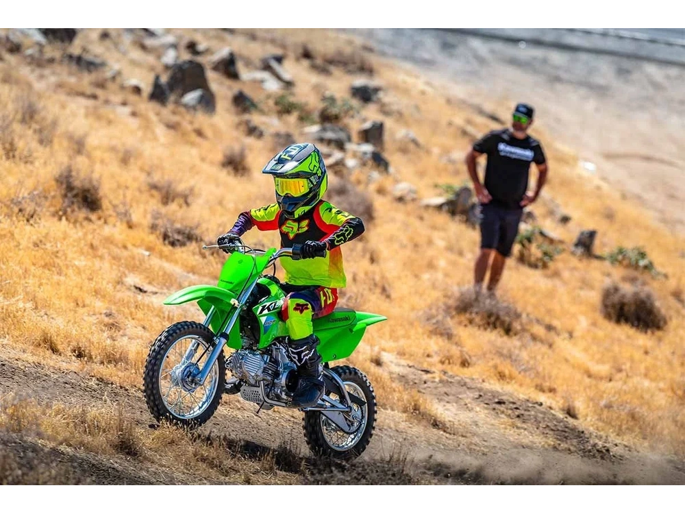 2026 Kawasaki Klx110r Lime Green alt