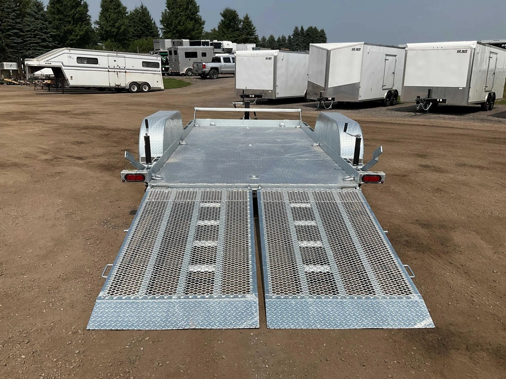 2027 Canada Trailers 80x14 7 Ton Galvanized Scissor Lift Trailer alt