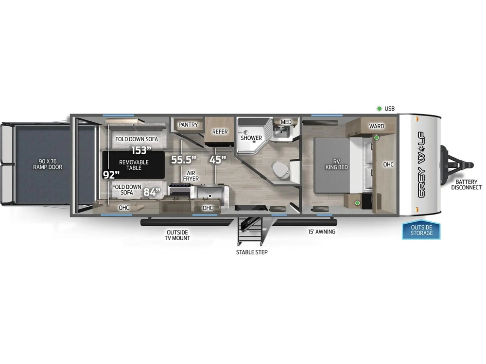 Cherokee 22rr Grey Wolf 2026 alt