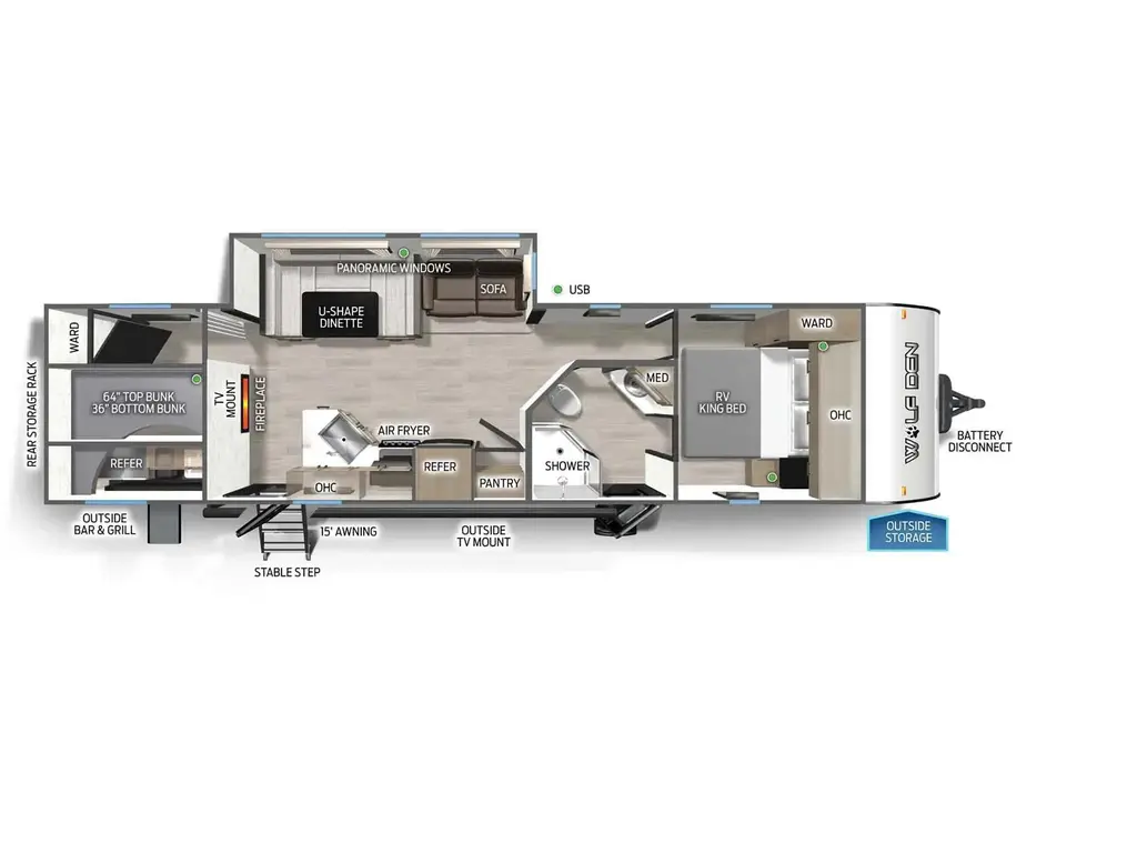 Forest River Wolf Den 294GEBG  2026