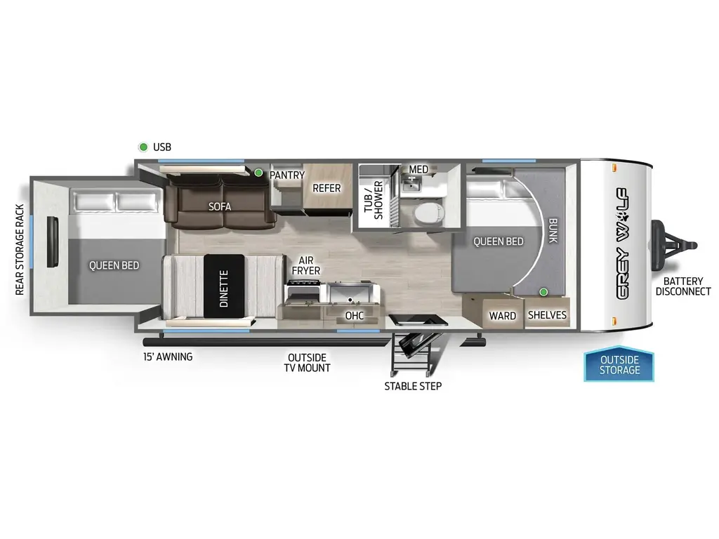 Forest River Grey Wolf 19SM  2026