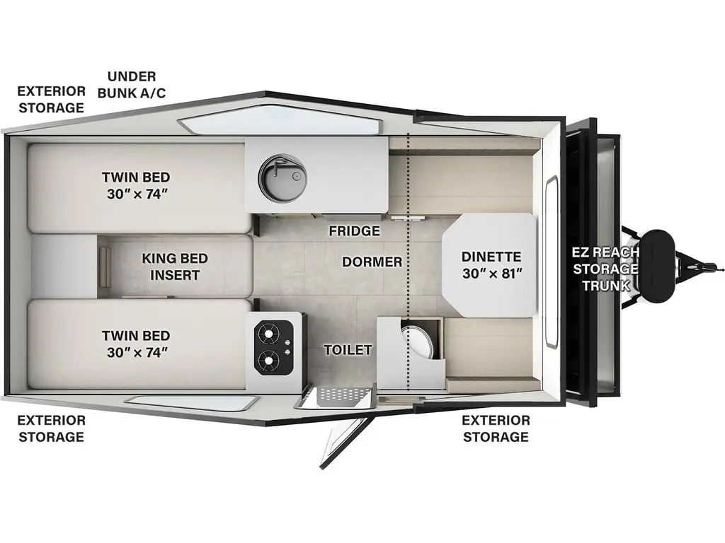 2026 Forest River Rockwood Hardside A213HS 