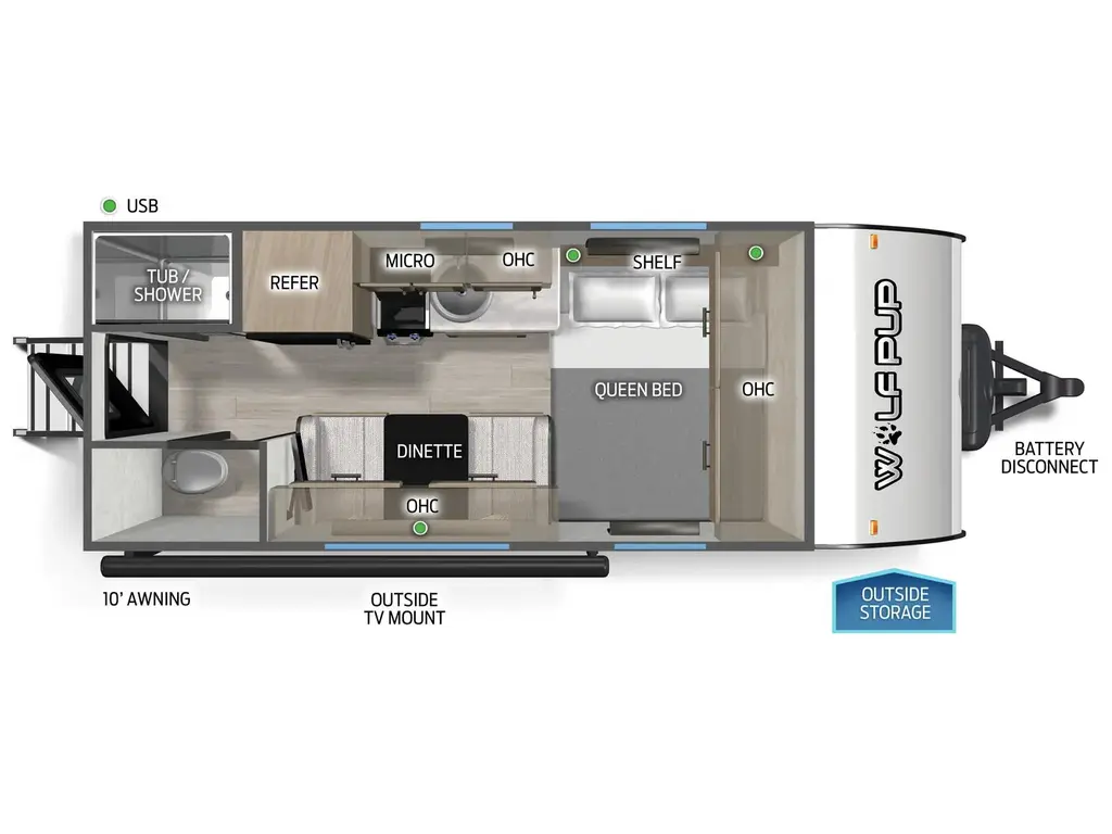 2026 Forest River Wolf Pup 14CCW 