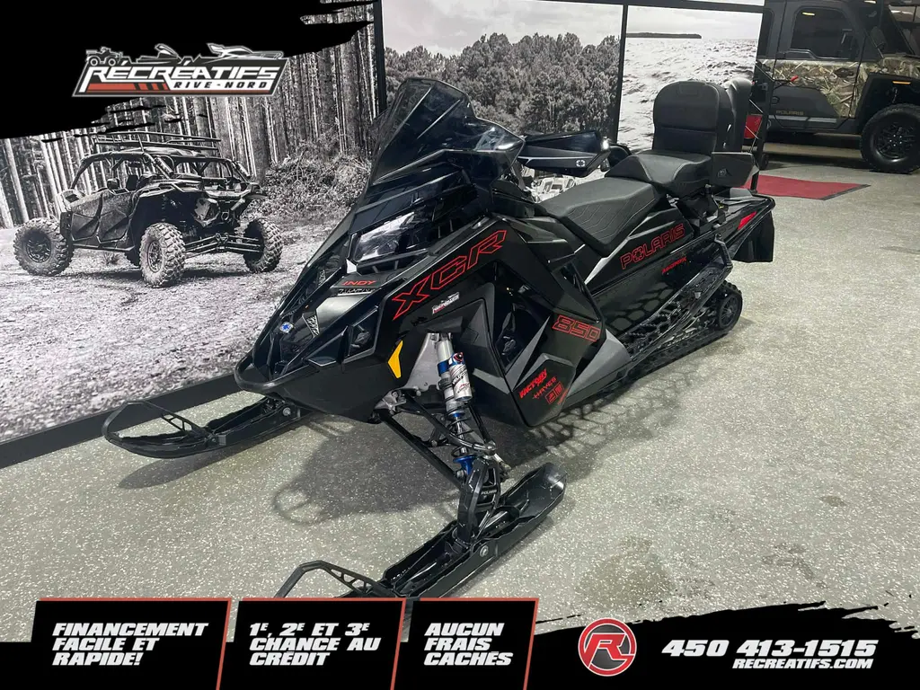 2023 Polaris INDY 850 XCR MATRYX 136 **DOSSIER PASSAGER!!**