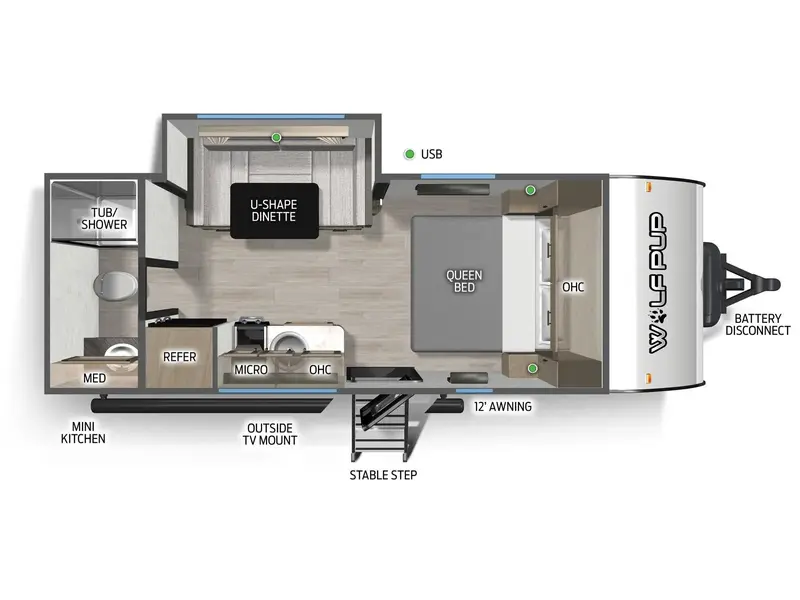 2026 Forest River Wolf Pup 16KHW