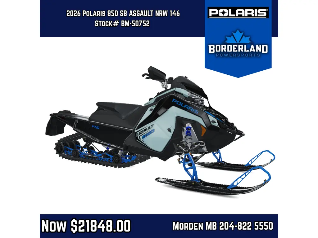 2026 Polaris SNO-26 850 SB ASSAULT NRW 146 850 146