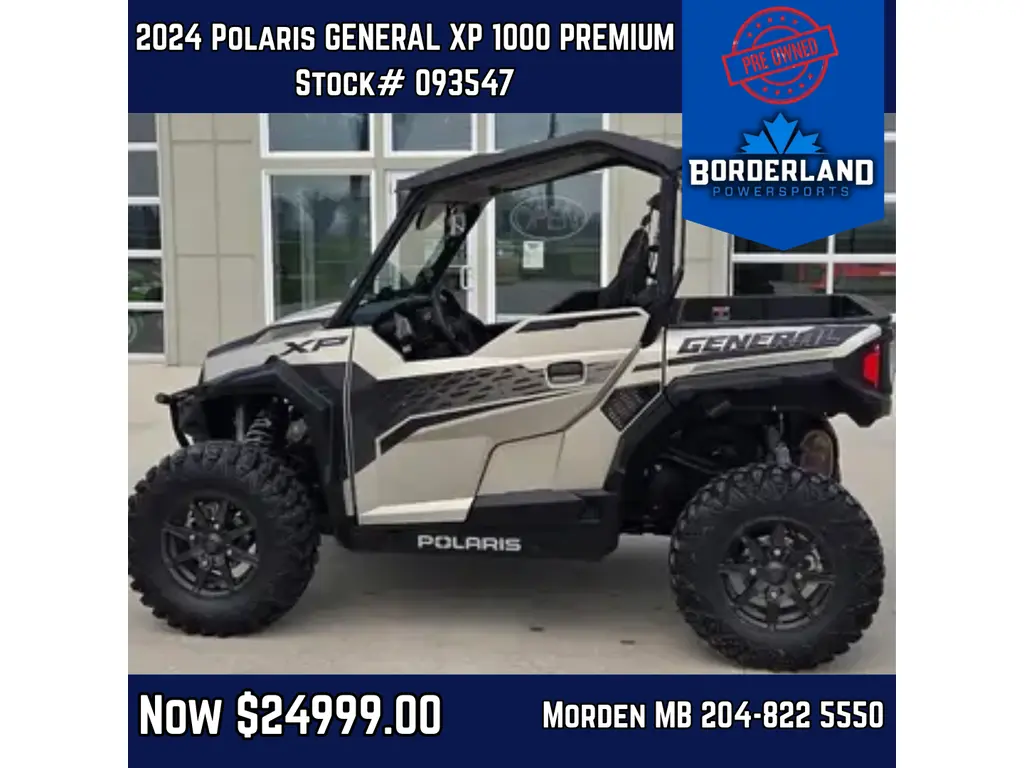 2024 Polaris GENERAL XP 1000 PREMIUM - M SILVER QUARTZ Premium