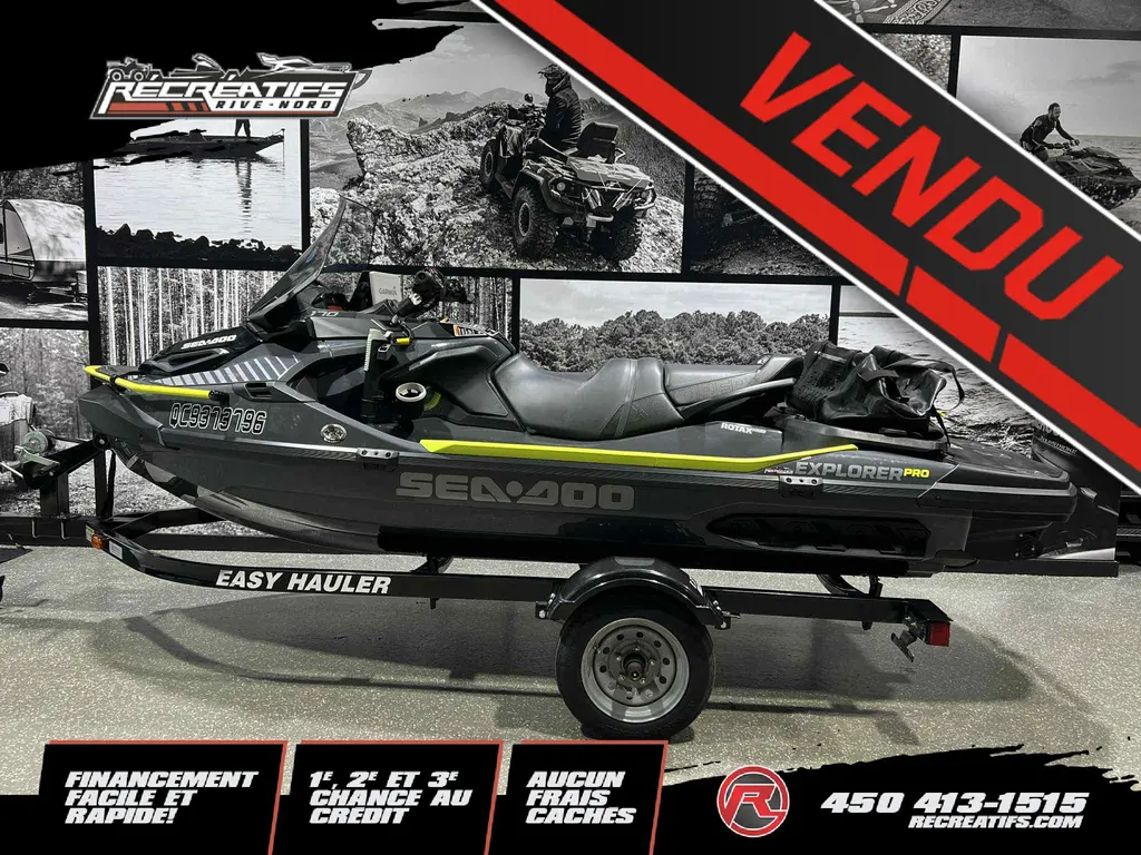 2023 SEADOO EXPLORER PRO 170 **SEULEMENT 21H!!**