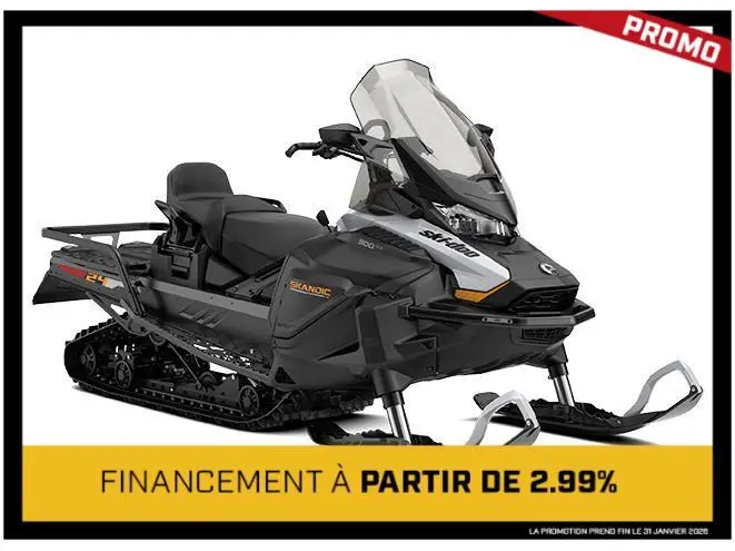 2026 Ski-Doo SKANDIC LE 20'' 600 EFI Silent Cobra 1.5'' E.S.