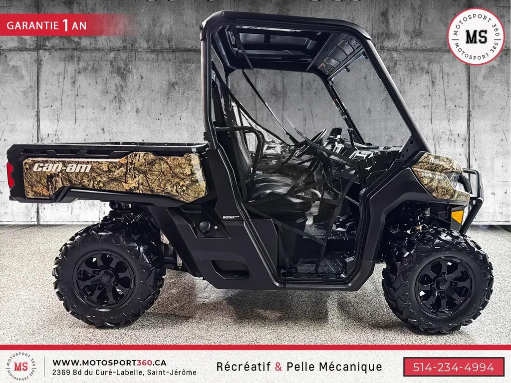 2023 Can-Am DEFENDER HD9 XT DPS - SEULEMENT 1498KM !!!