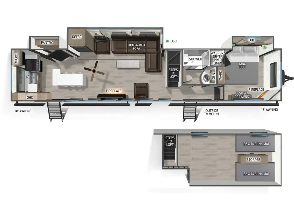 Forest River Timberwolf Destination 39AL  2026