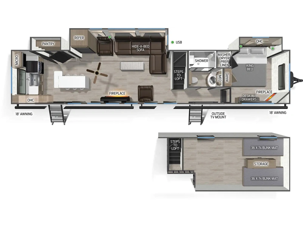 2026 Forest River Timberwolf Destination 39al alt