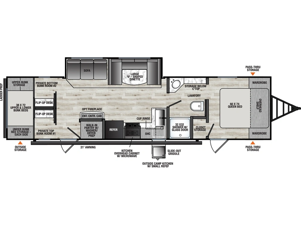 2026 Forest River Viking 282dorm alt