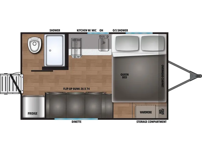 2026 Coachmen Shasta Compact 16BH