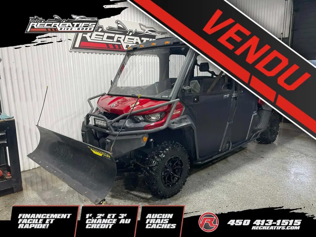 Can-Am DEFENDER HD8 MAX XT CAB **6 PASSAGERS!!** 2017