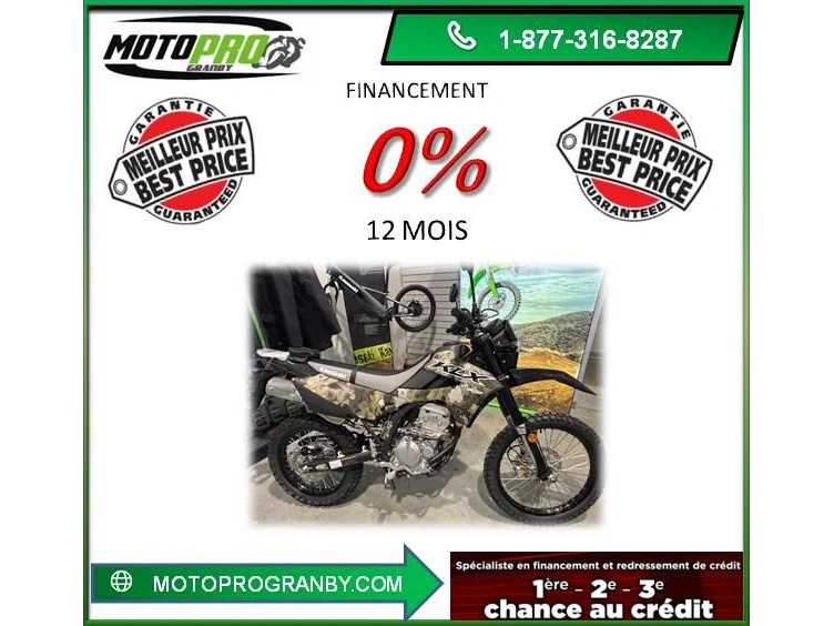 2026 Kawasaki Klx300 Klx300 Klx 300 Semi-route Semi-trail Camo Camouflage alt