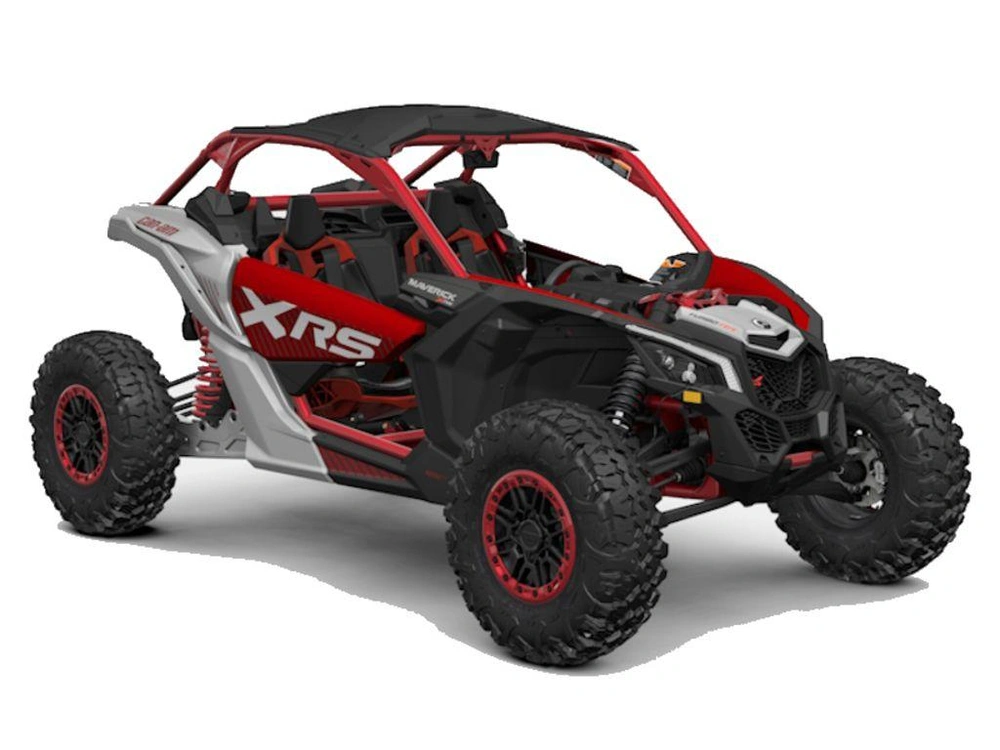 2025 Can-am Maverick X3 X Rs Turbo Rr With Smart-shox Fiery Red & Hyper Silver alt