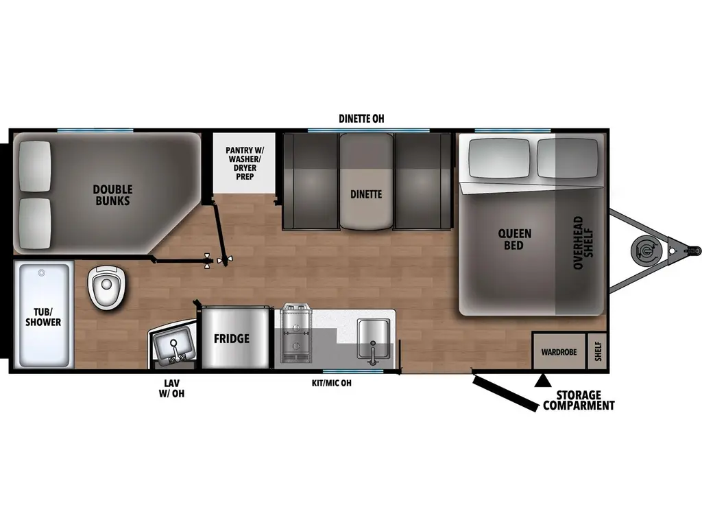 2026 Coachmen Shasta Compact 18DBL 