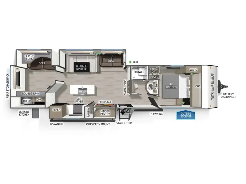 Forest River Wolf Den 304SR 2026