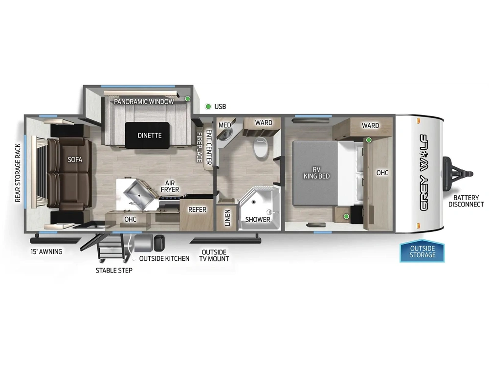 Forest River Grey Wolf 23mk 2026 alt