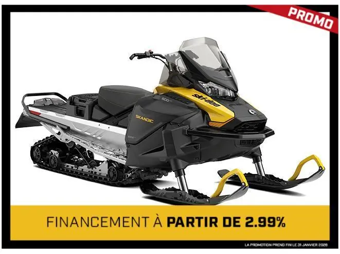 2026 Ski-Doo SKANDIC SPORT 600 EFI Utility 1.25'' E.S.