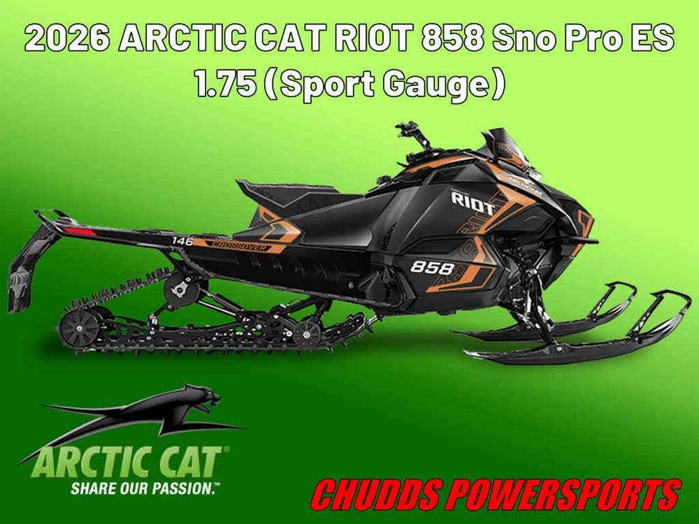 2026 Arctic Cat Riot 858 Sno Pro Es 1.75 (sport Gauge) alt
