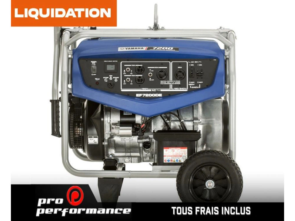 2023 Yamaha Génératrice - Ef7200de alt