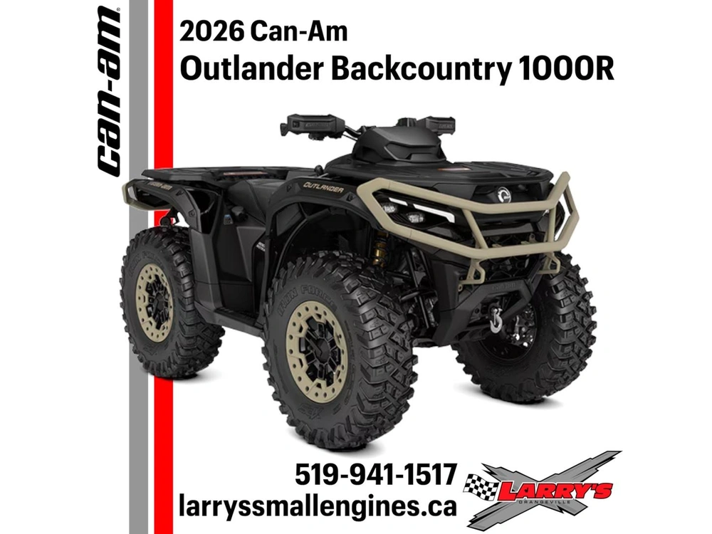 2026 Can-am Outlander Backcountry 1000r 4nft alt